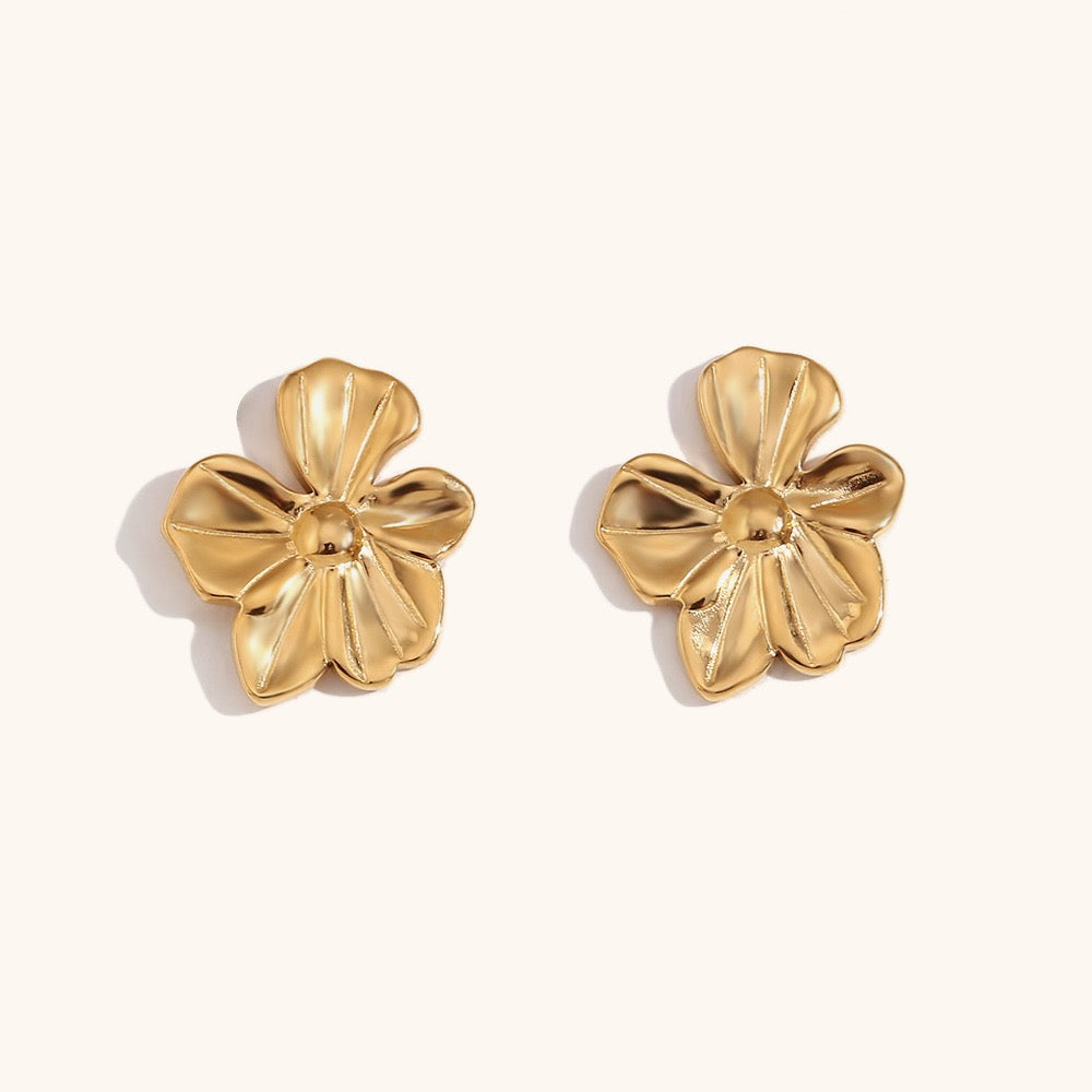 Flower earrings set