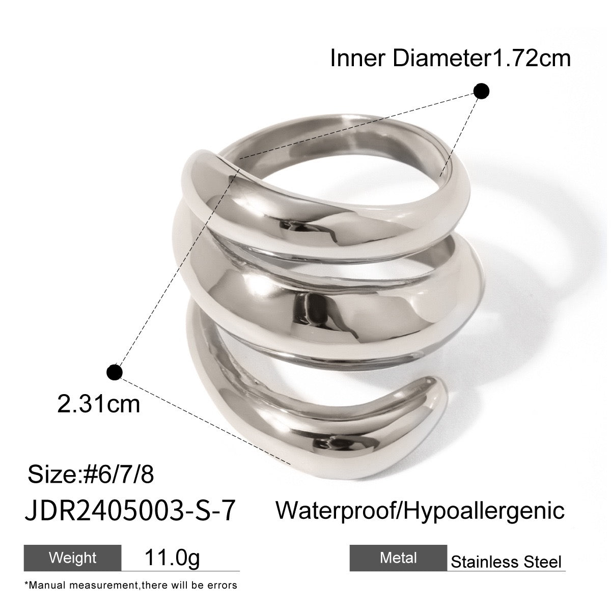 Autumn Stainless steel rings
