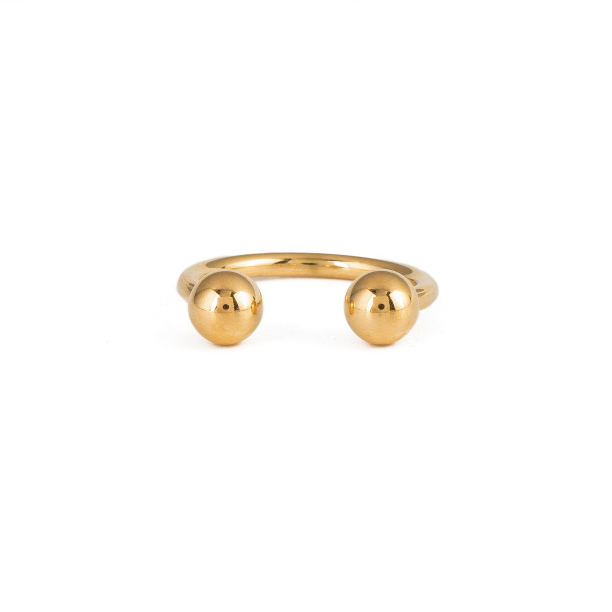 Jess Gold balls rings