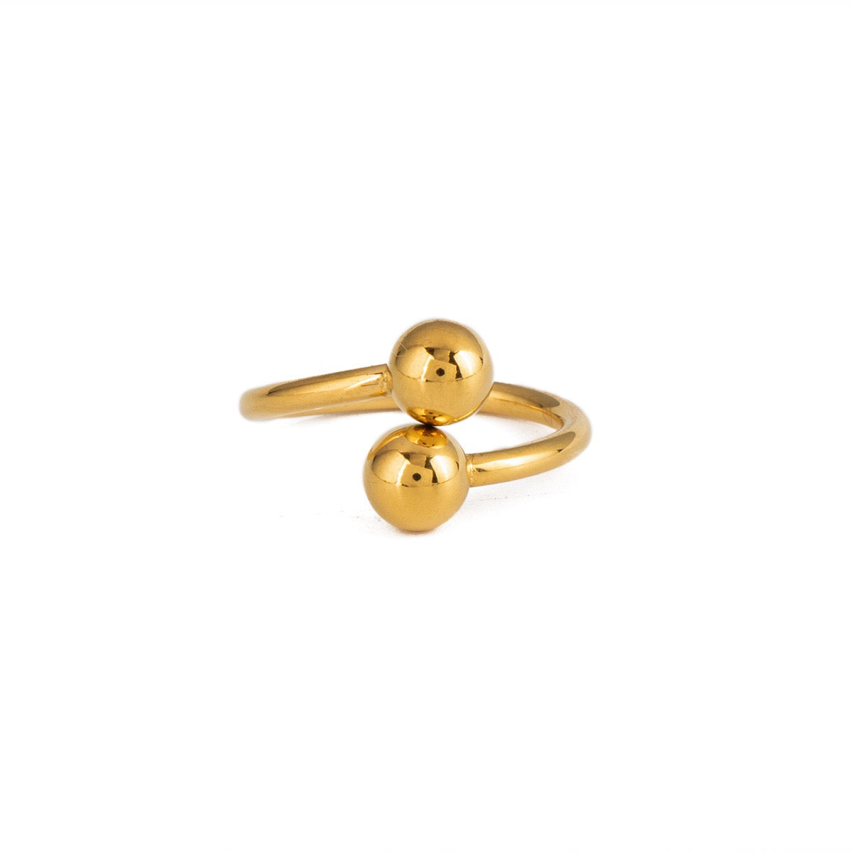 Jess Gold balls rings