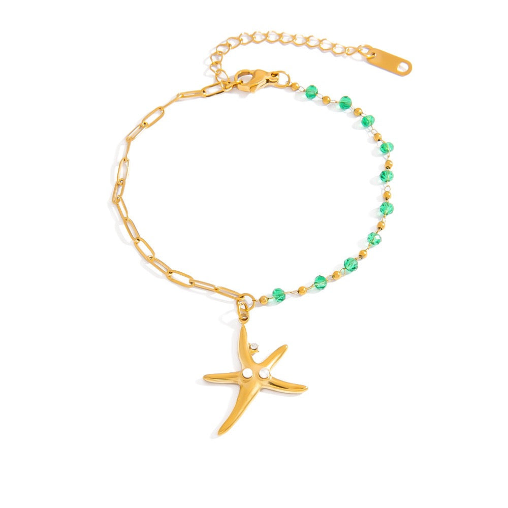 Ocean dainty charm bracelet