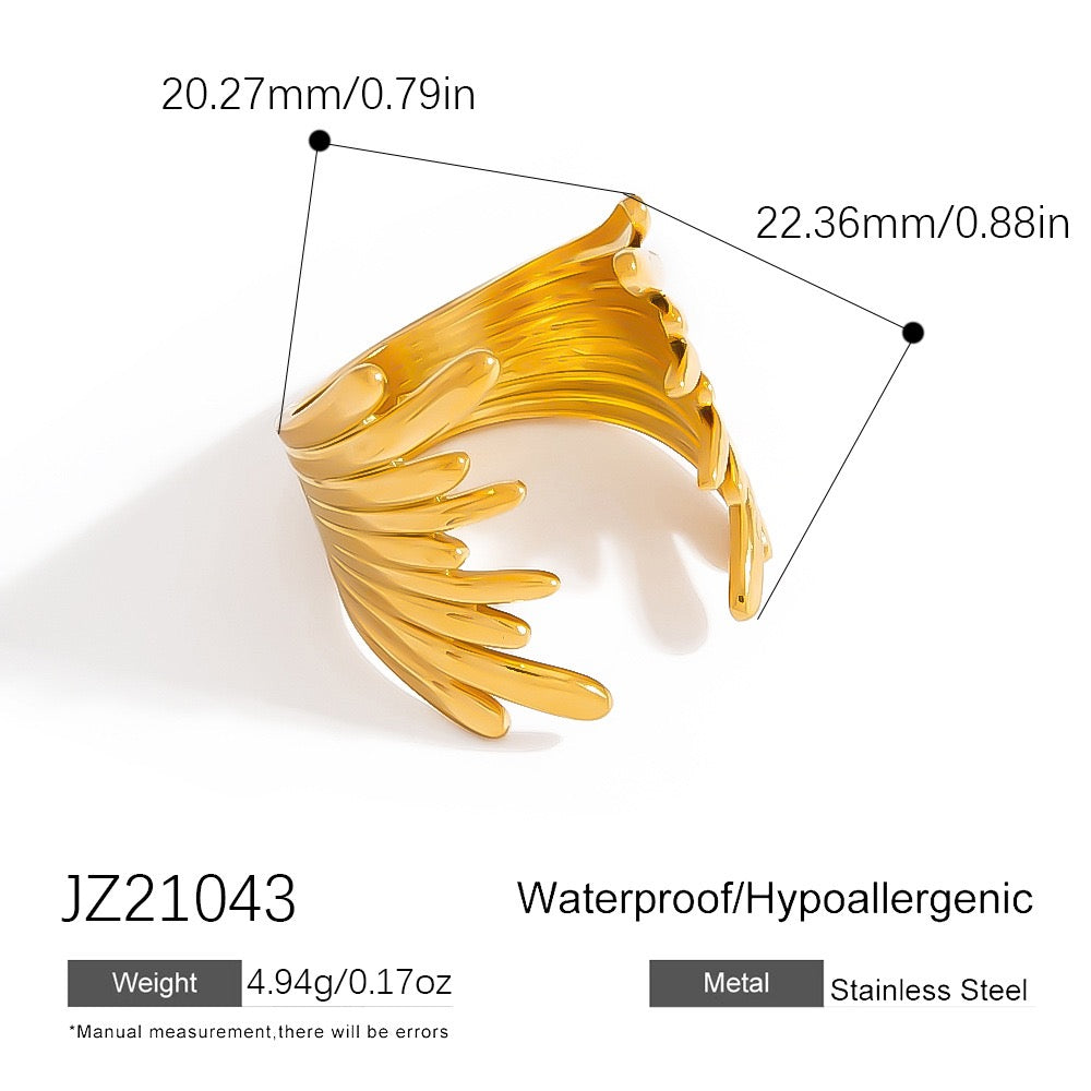 Ursula Good plated open rings