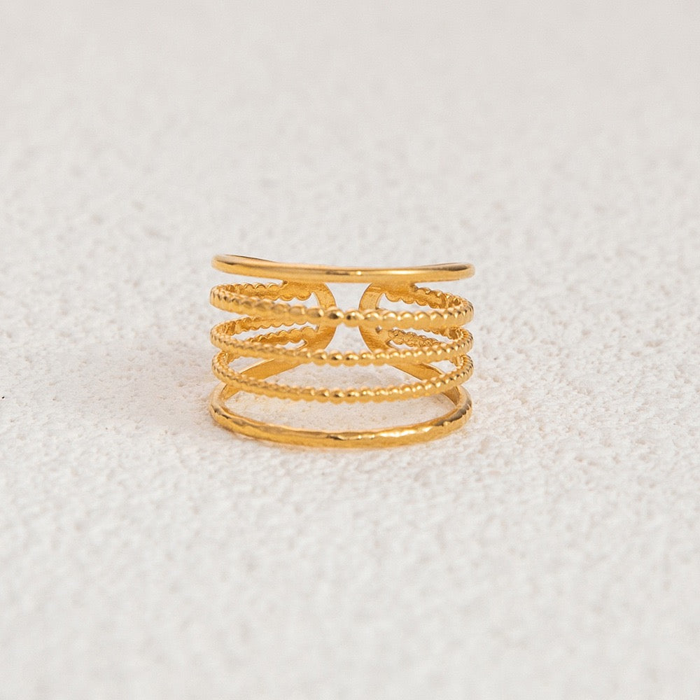 Ursula Good plated open rings