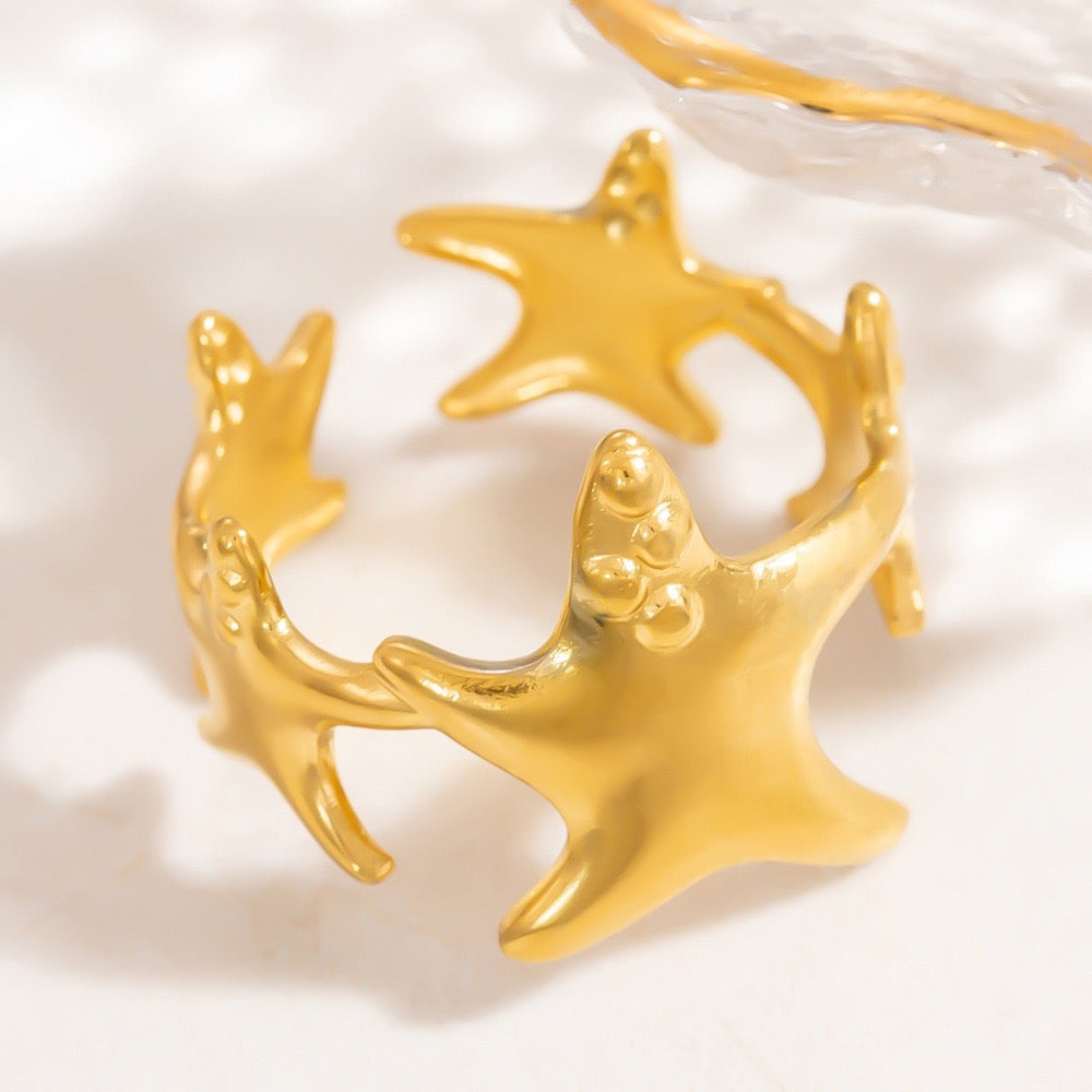 Jasen Ocean theme open rings