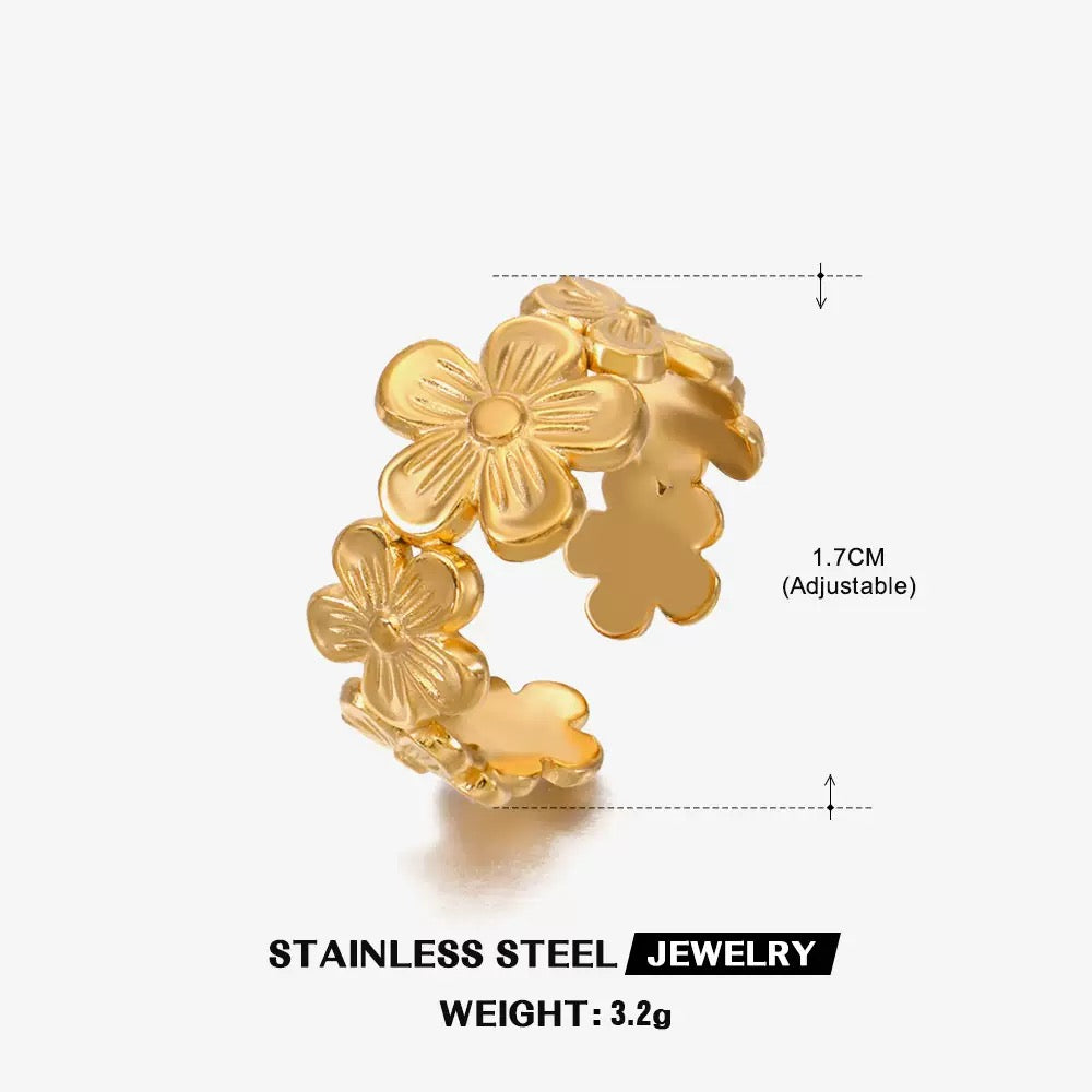 Bondi Candice flower rings