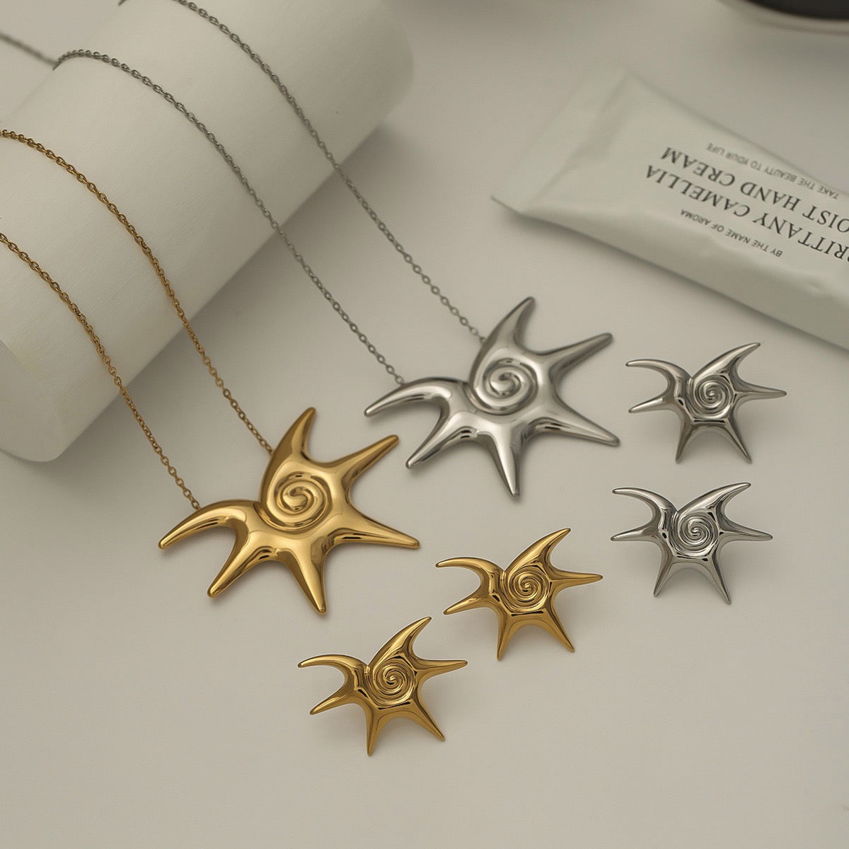 Swirl star set