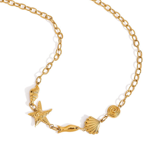 Nicola swirl necklace