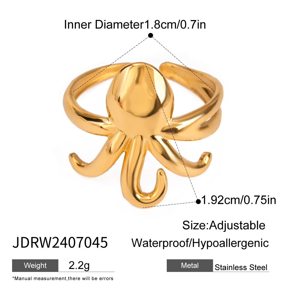 Bondi camelia summer rings