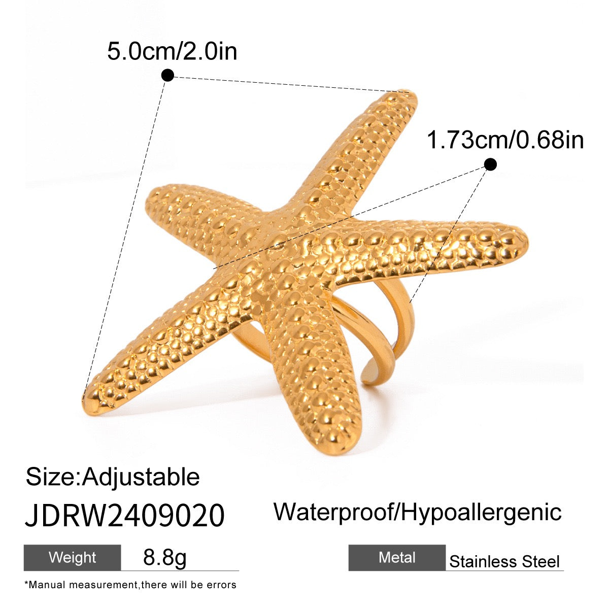 Bondi camelia summer rings