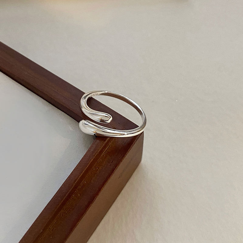 Diaz Cross sterling silver ring