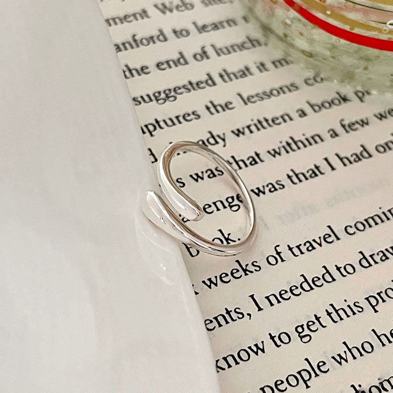 Diaz Cross sterling silver ring