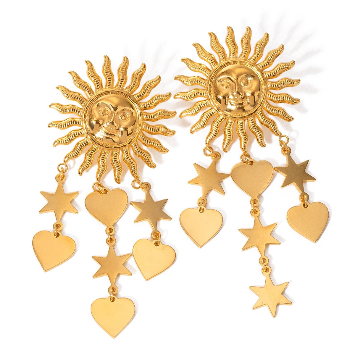 Sun earrings collection