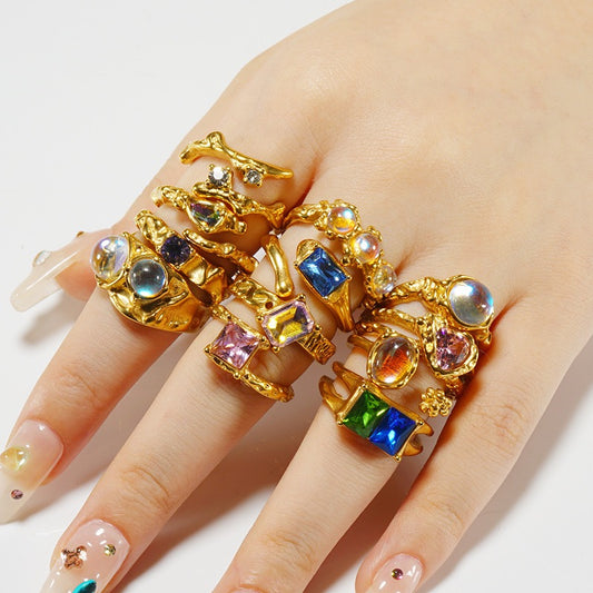 Iris Stone rings collection
