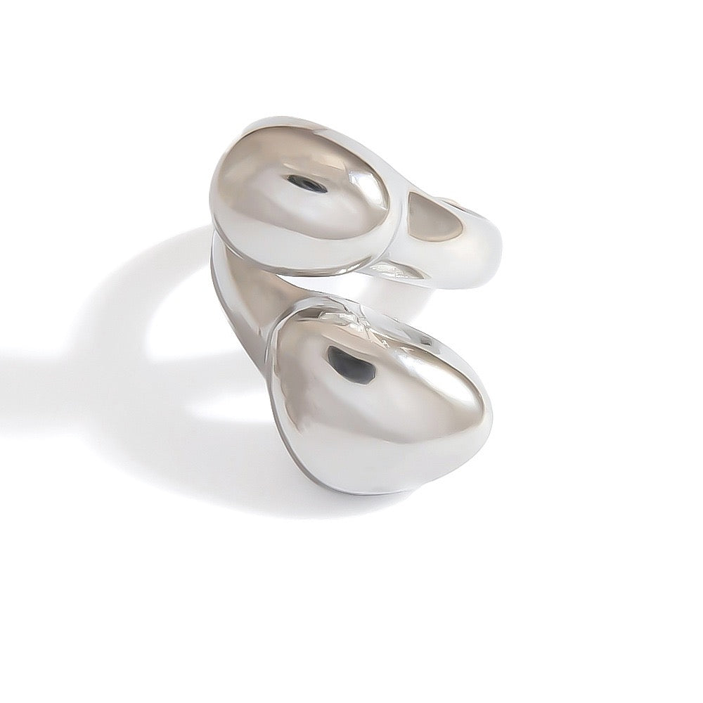 Medley Stainless steel statement rings