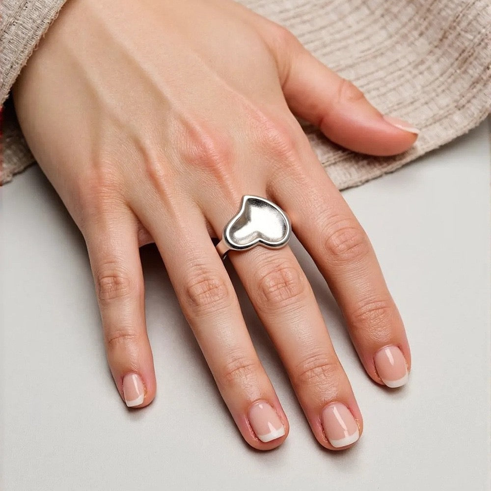 Medley Stainless steel statement rings
