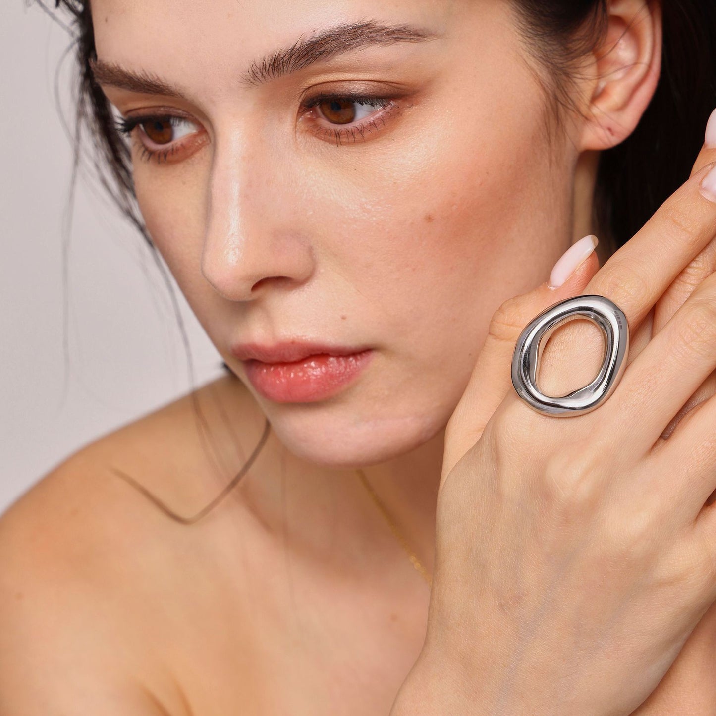 Medley Stainless steel statement rings