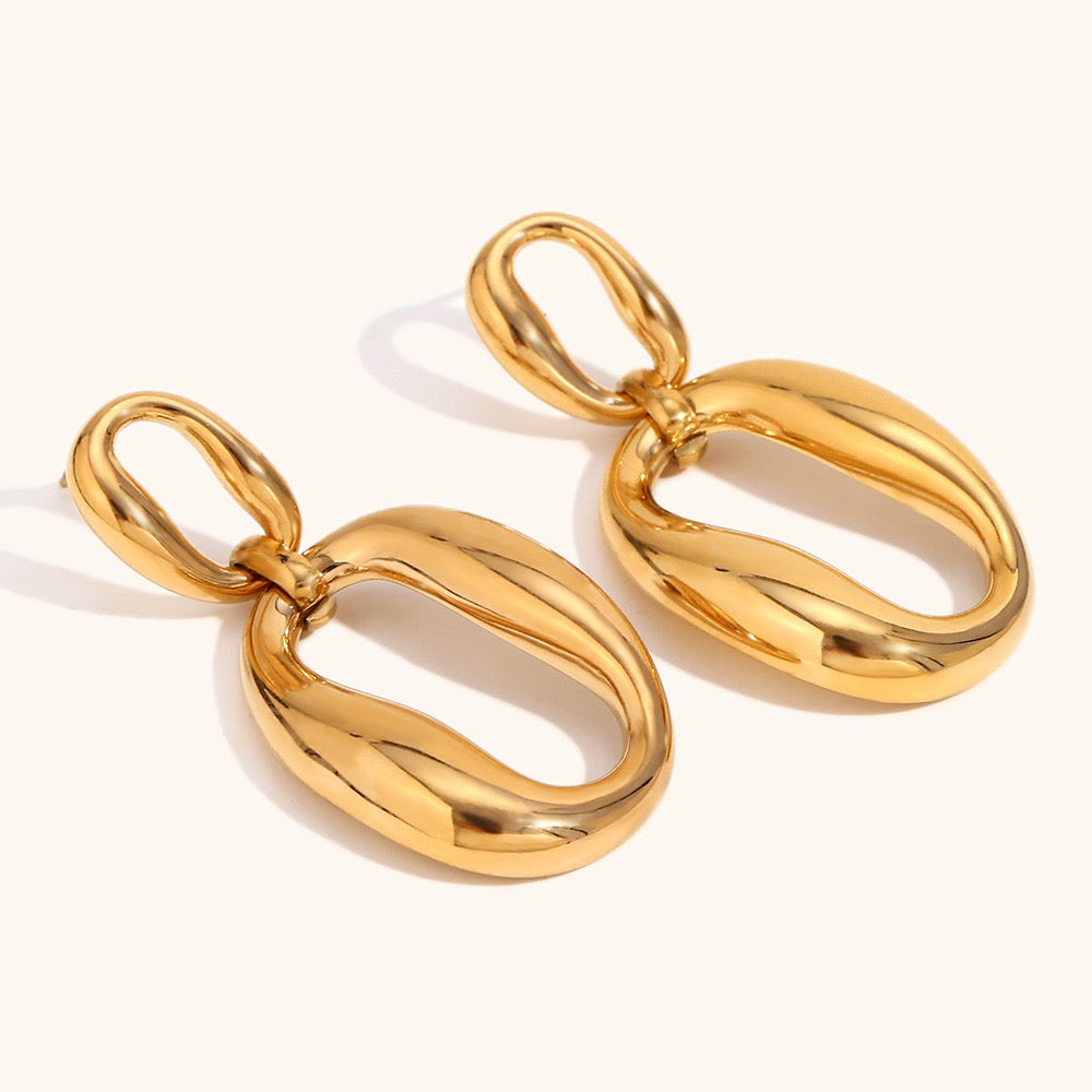 Double hoops earrings