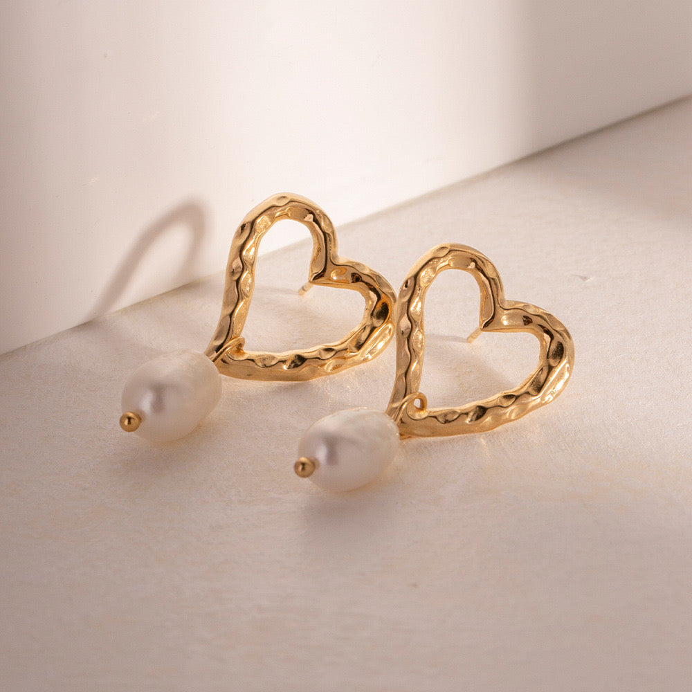 Singapore My heart Pearl earrings