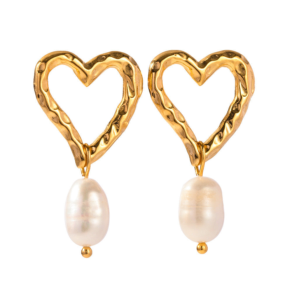 Singapore My heart Pearl earrings