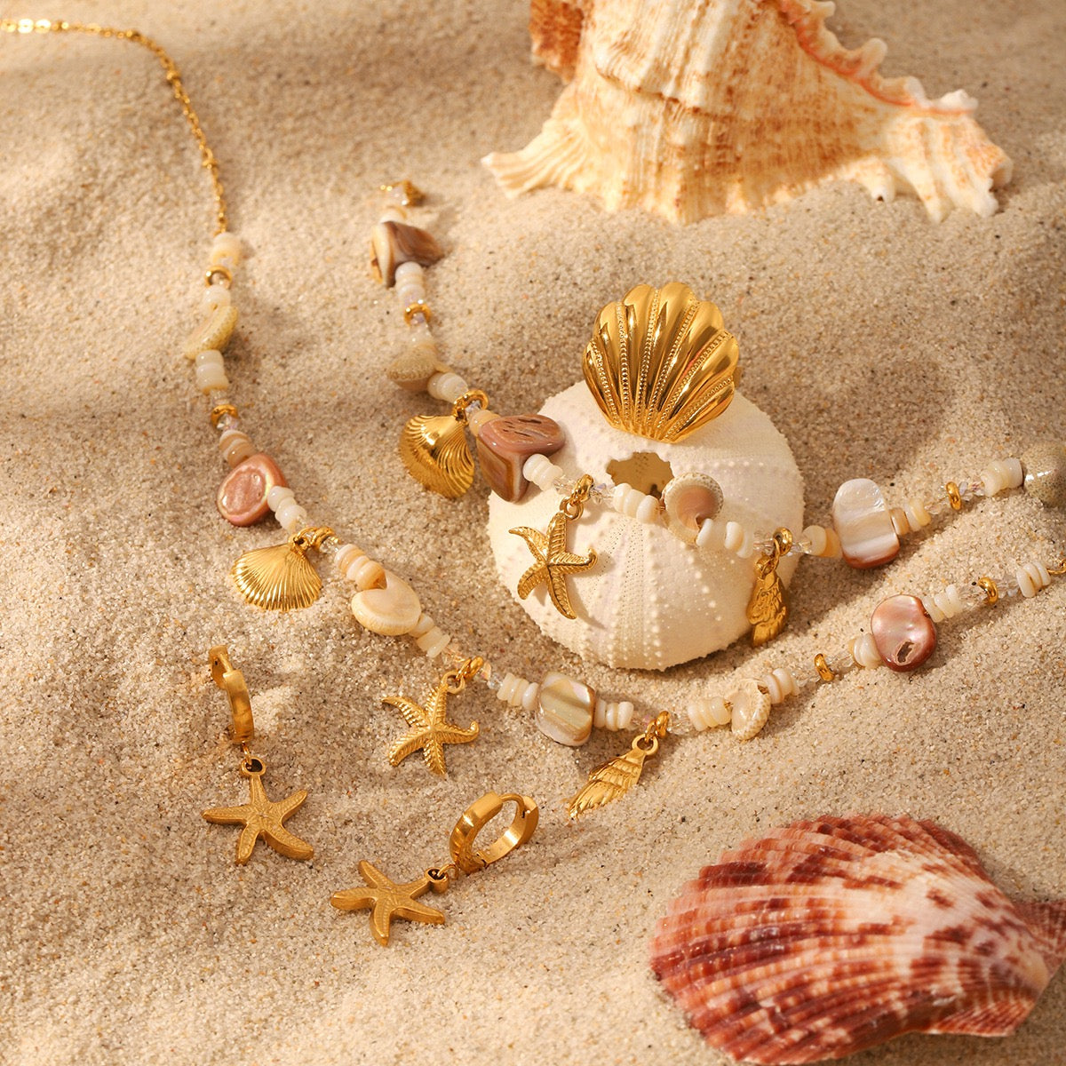Bondi Jeffrey mermaid shell ring