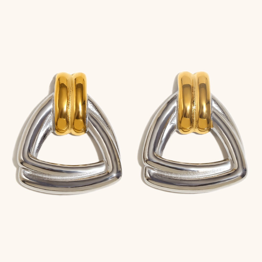 Boorea triangle studs