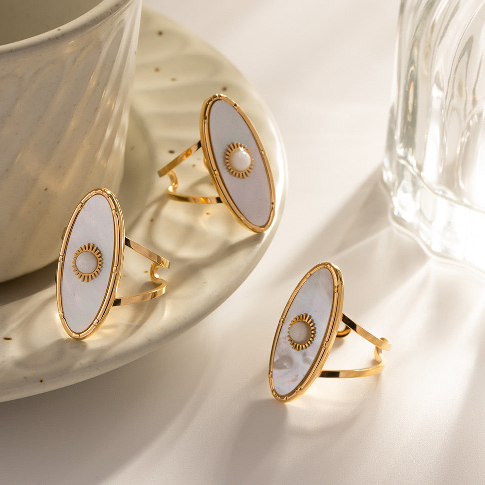 Sutton Mother of Pearl rings