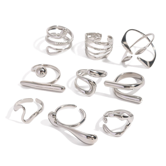 Autumn Stainless steel rings