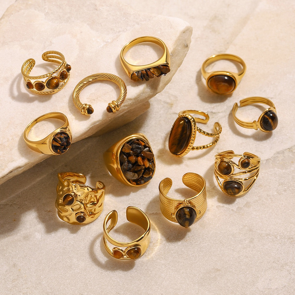 Tiger eye collection