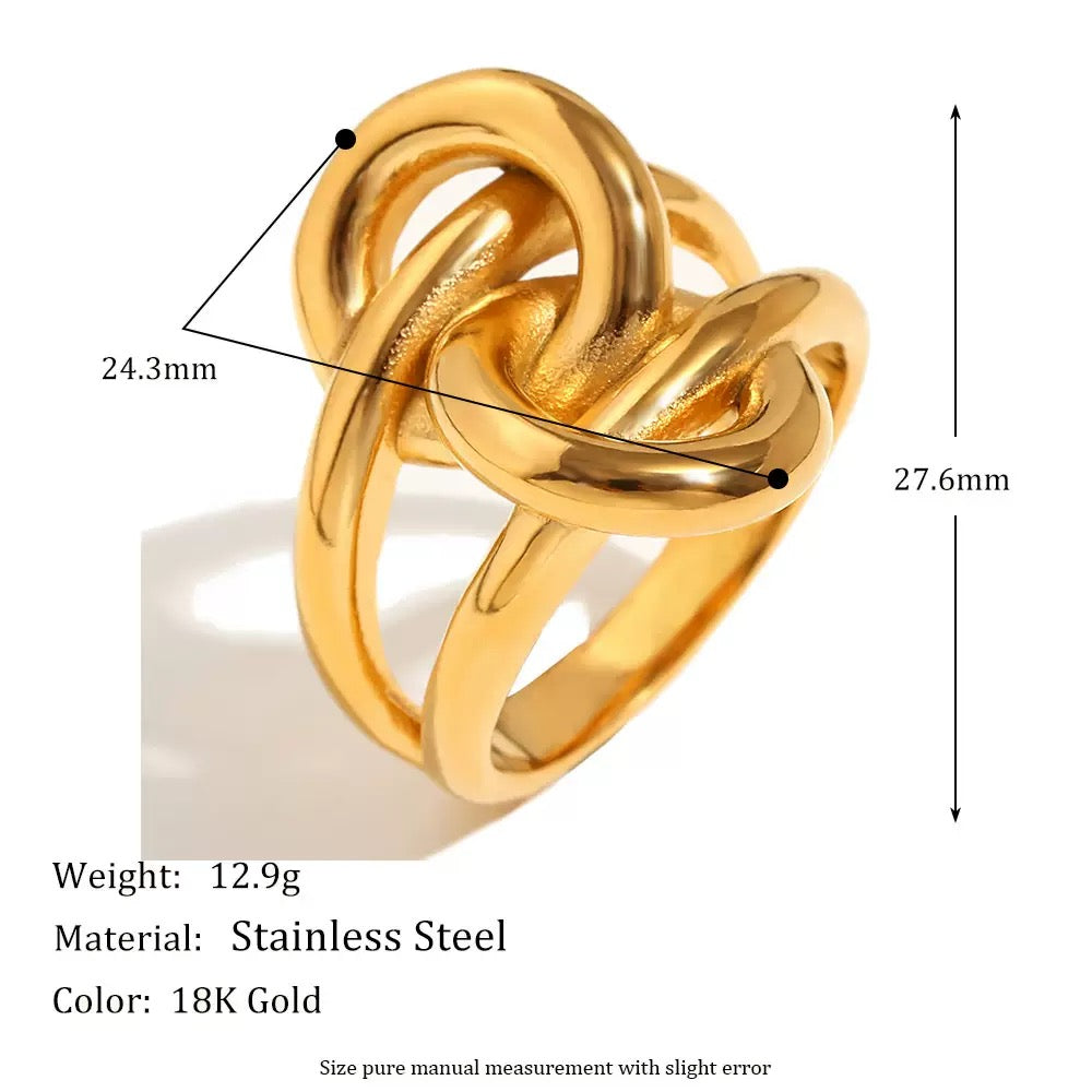 Sarasota Big twist rings