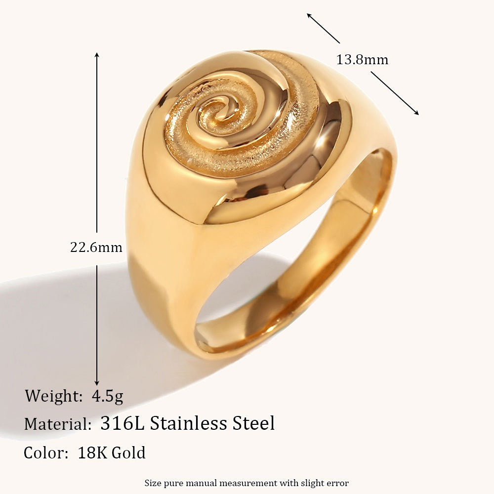Sakura swirl rings