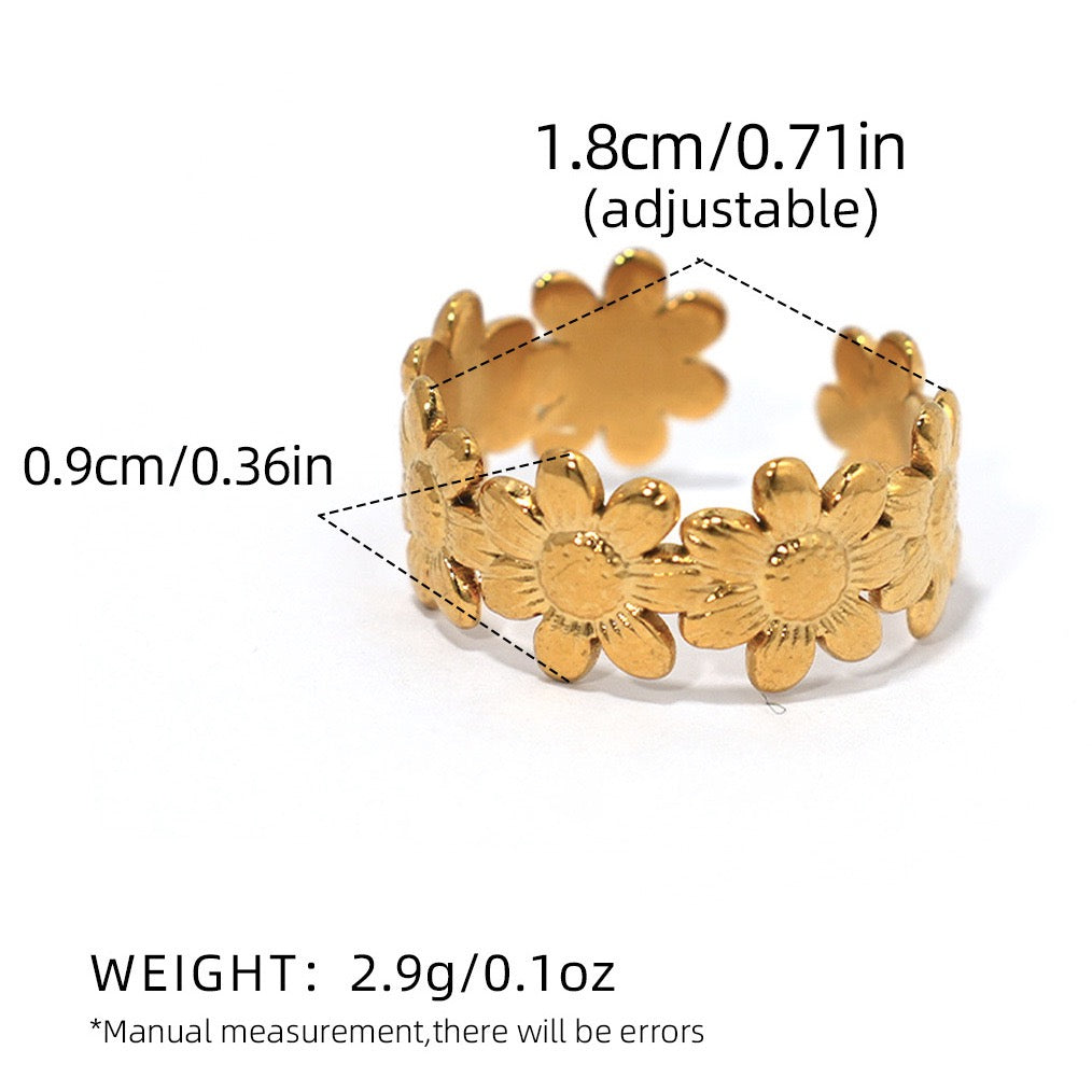 Berrima Sunflower rings