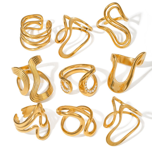 Elizabeth Lines wave rings