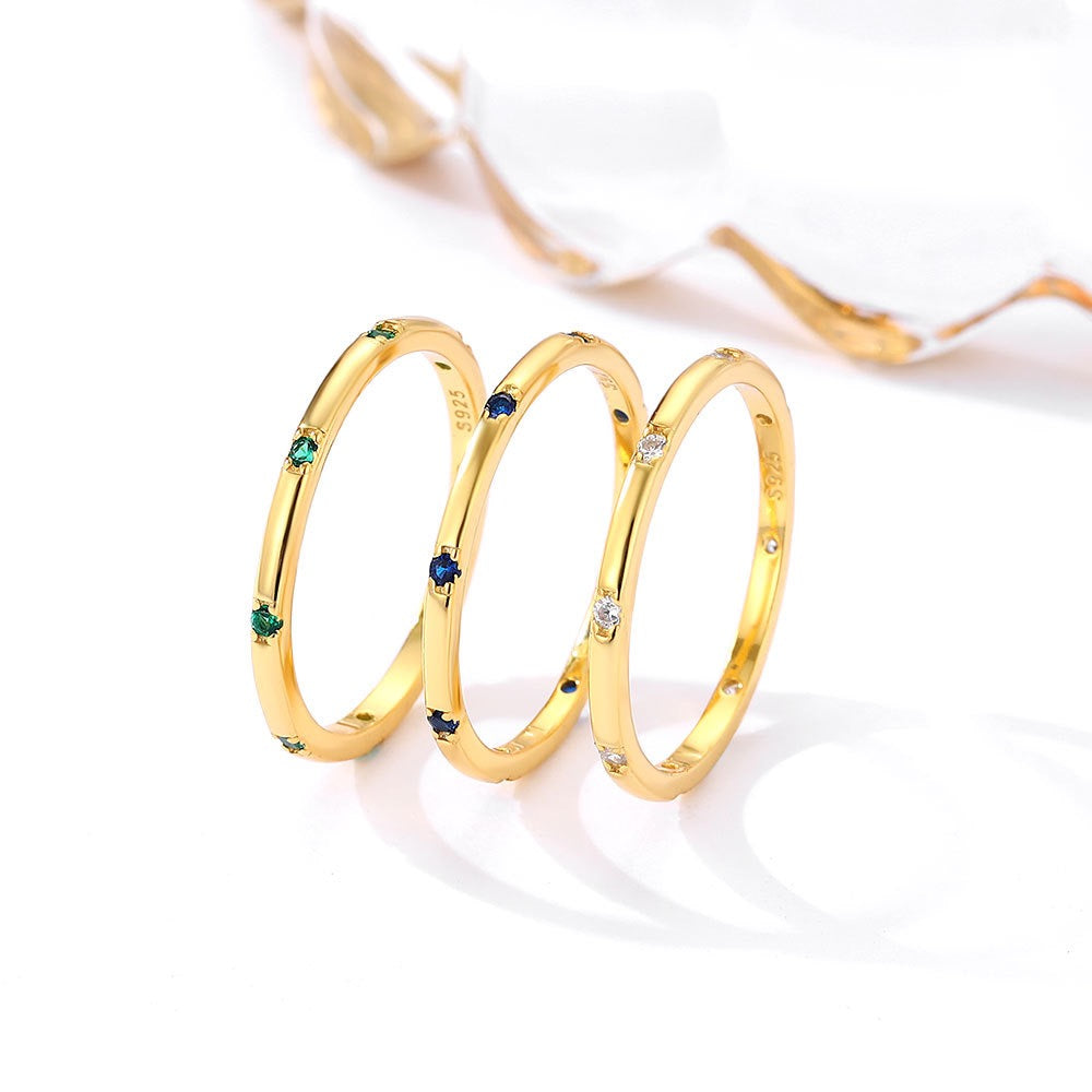 Junita Sterling silver band ring