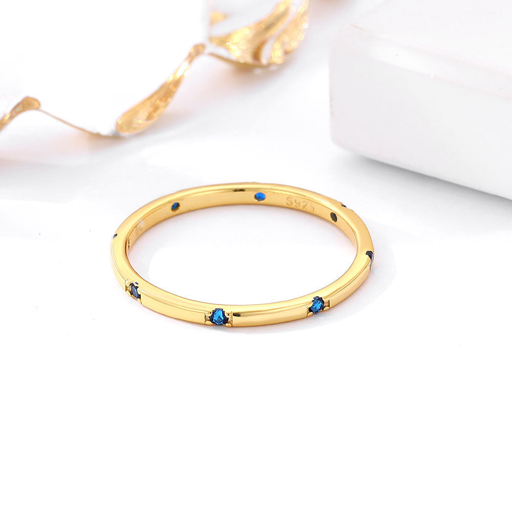 Junita Sterling silver band ring