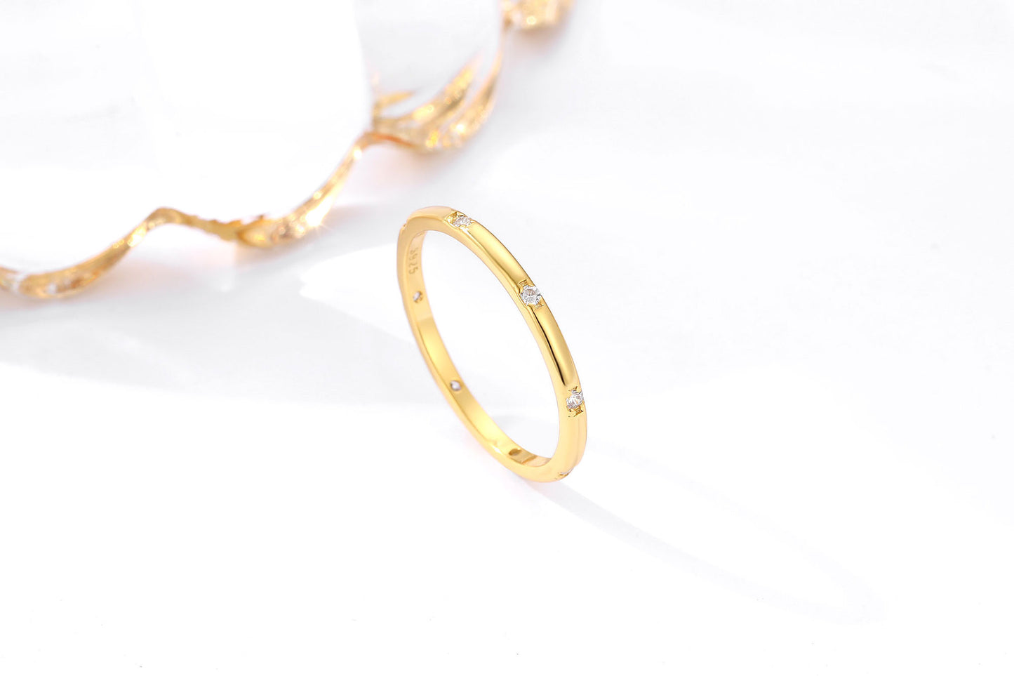 Junita Sterling silver band ring