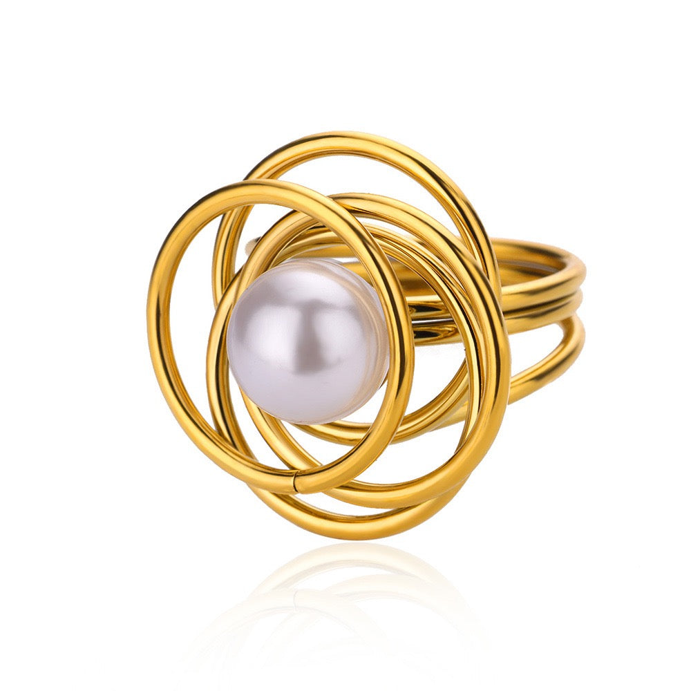 Golden nest rings