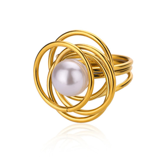 Golden nest rings