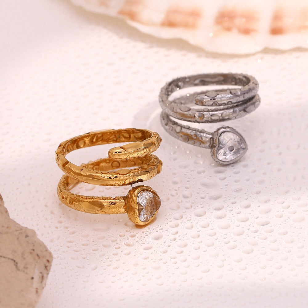 Bensville heart rings