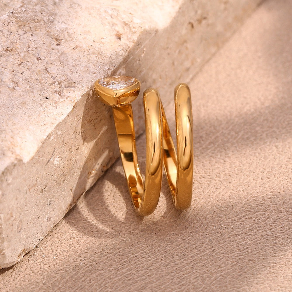 Bensville heart rings