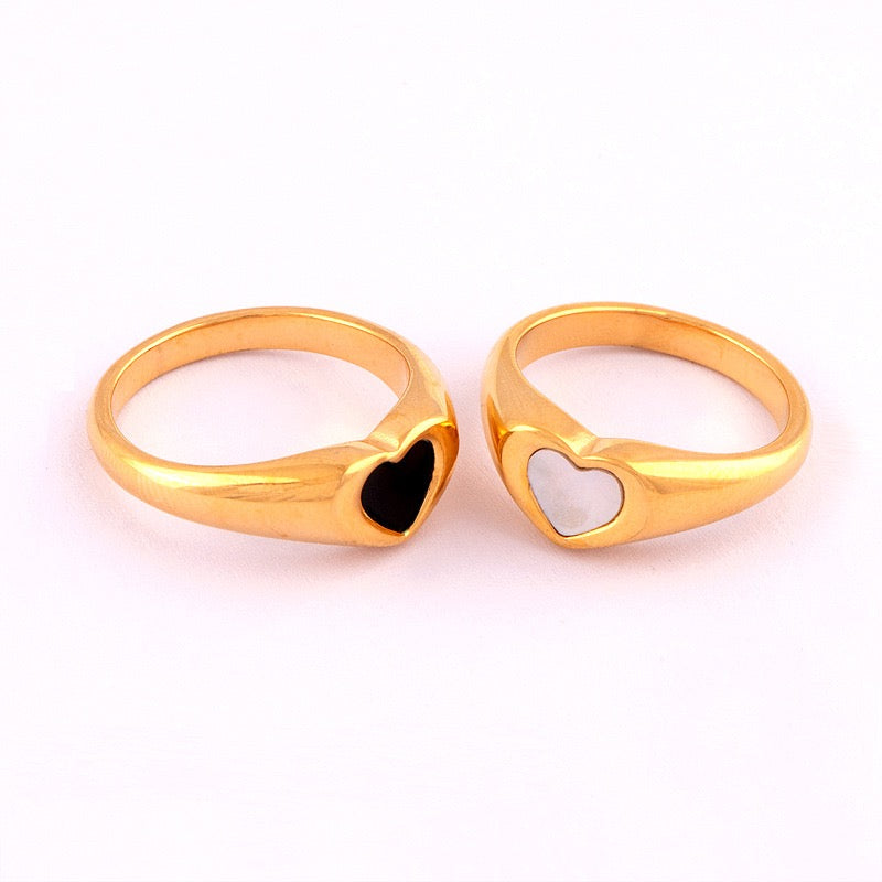 Carrington heart ring