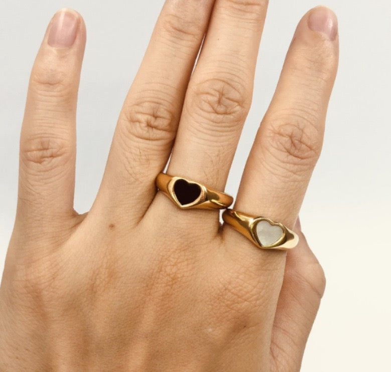 Carrington heart ring