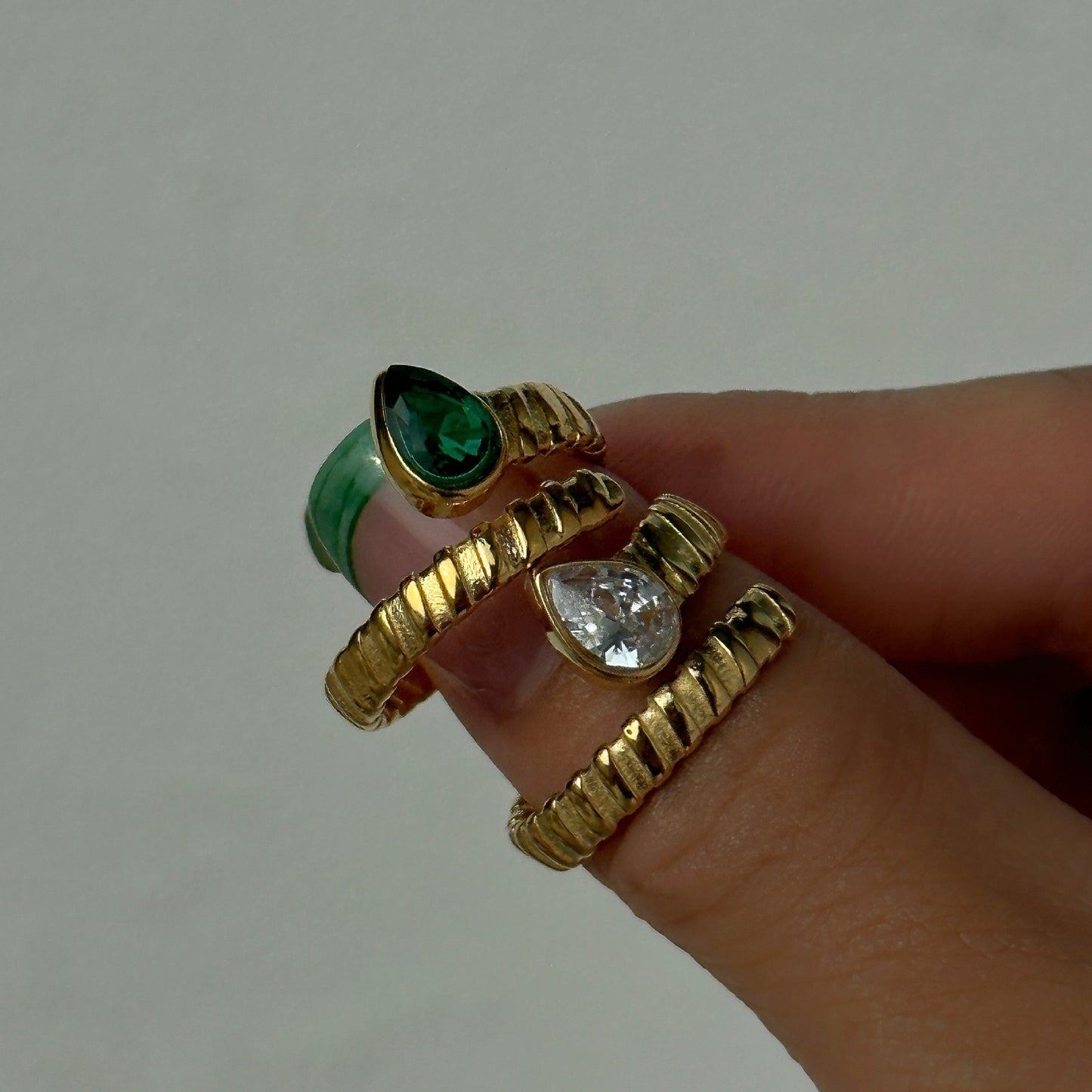 Twilight snake rings
