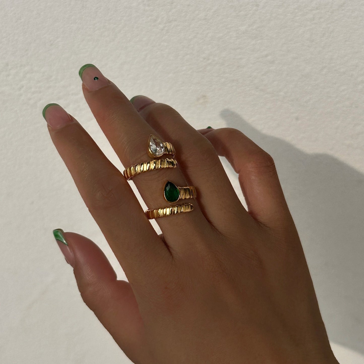 Twilight snake rings