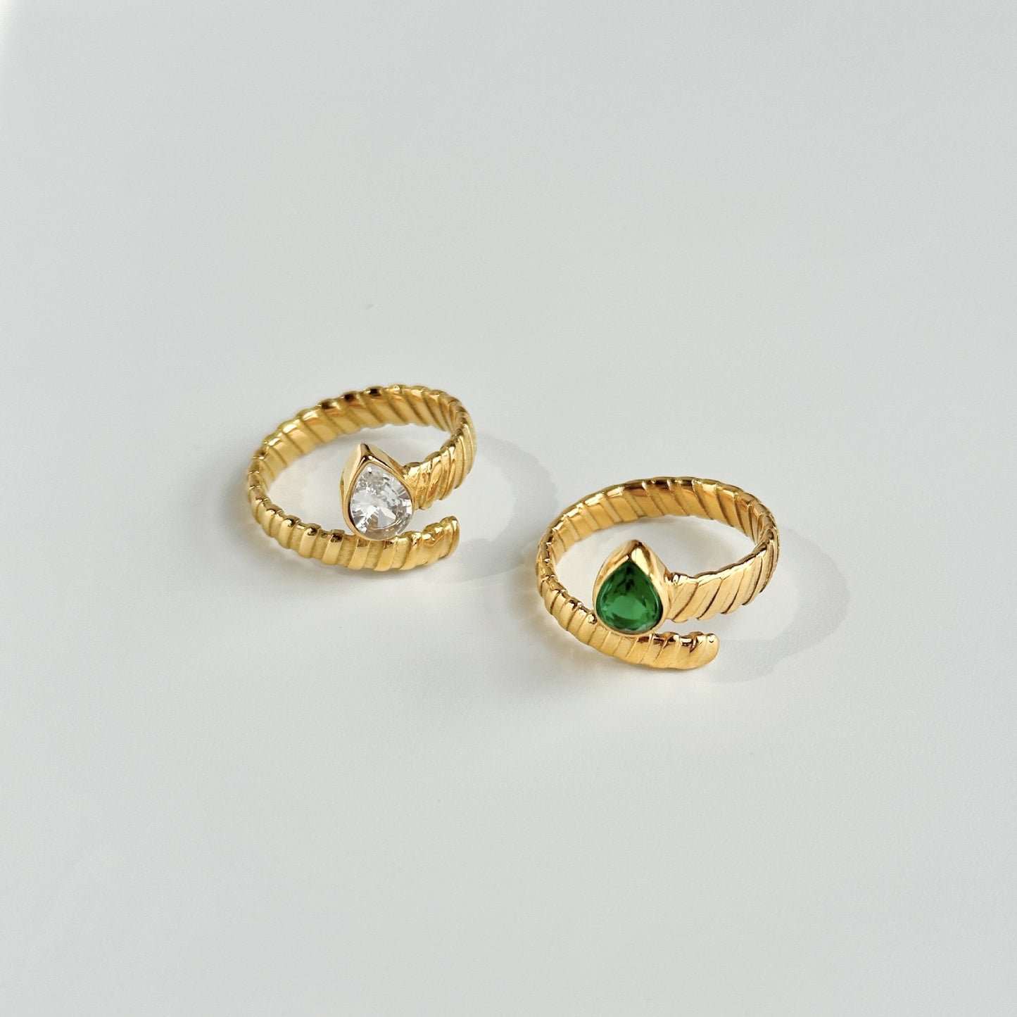 Twilight snake rings