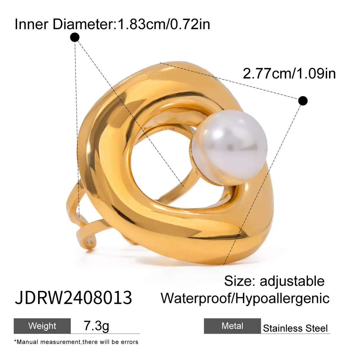 Boronia bulky pearly set