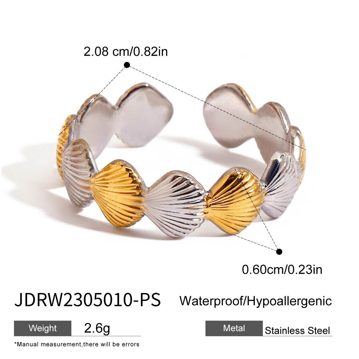 Beachside star shell rings collection