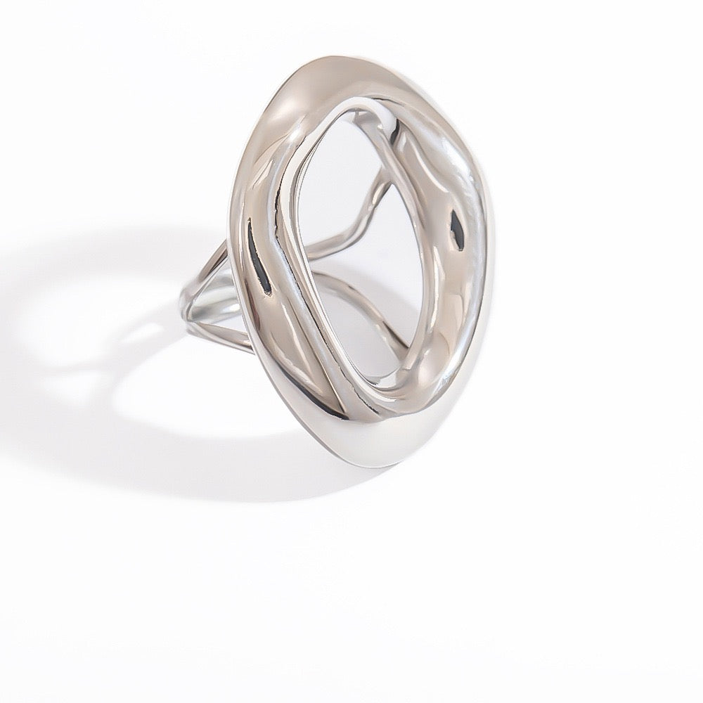 Medley Stainless steel statement rings