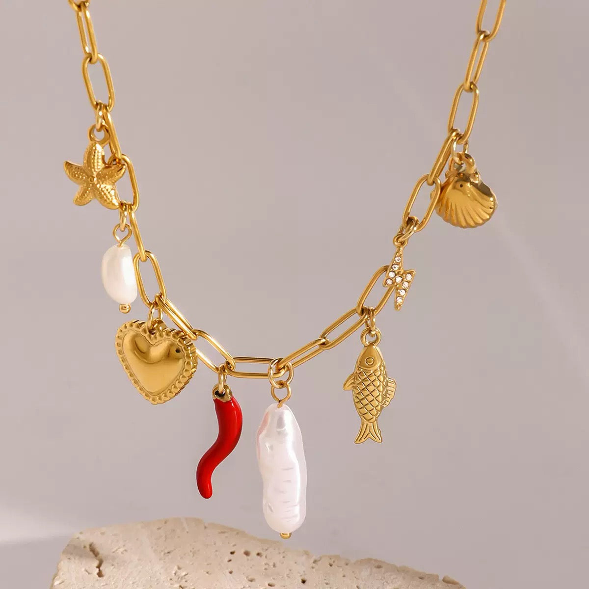 Bondi Hope summer charm necklace