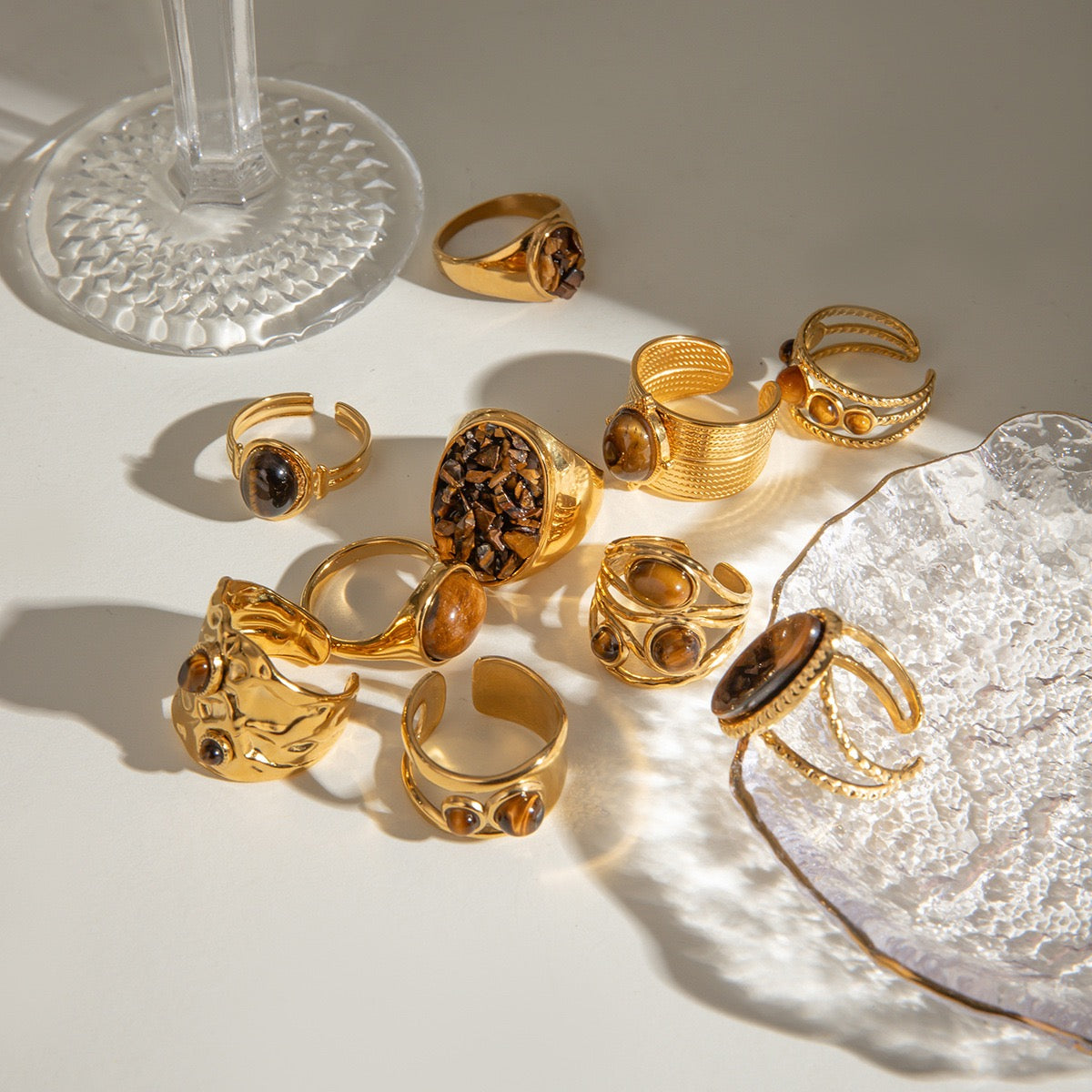 Tiger eye collection