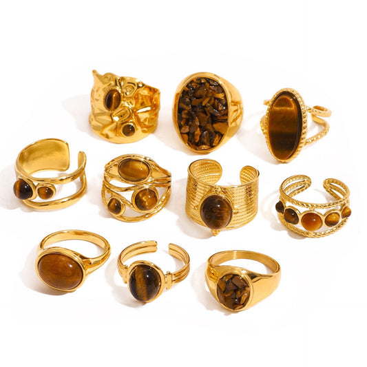 Tiger eye collection